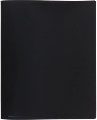 Папка пластиковая на 2-х кольцах Buro толщина пластика 0,4 мм, черная
