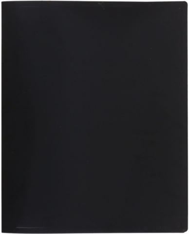 Папка пластиковая на 2-х кольцах Buro толщина пластика 0,4 мм, черная