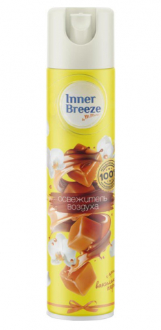 Освежитель воздуха Inner Breeze, 300 мл, «Ванильная карамель» Освежитель воздуха Inner Breeze, 300 мл, «Ванильная карамель»