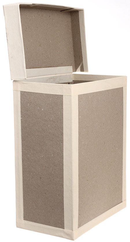 Короб архивный из картона с крышкой «Деловые ресурсы» , 390*290*180 мм, серый 