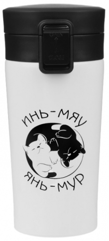 Термостакан Sima-Land 380 мл, «Инь-Мяу», с ситечком