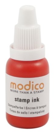Краска штемпельная Modico 15 мл, красная Краска штемпельная Modico 15 мл, красная