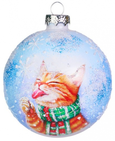 Игрушка елочная «Лови мгновения», диаметр 80 мм Игрушка елочная «Лови мгновения», диаметр 80 мм