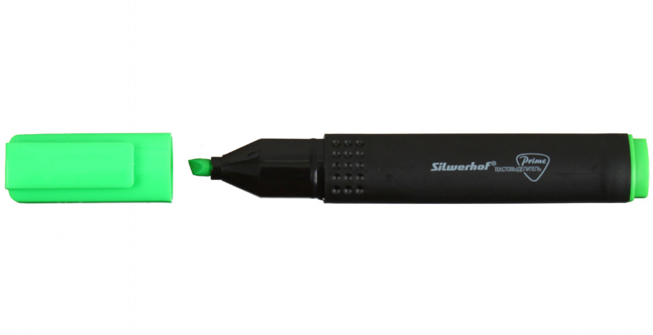 Маркер-текстовыделитель Silwerhof Prime зеленый