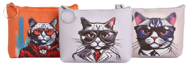 Кошелек детский Sima-Land 13-01-13 / 13-01-01 10×1×8,5 см, «Коты 2», ассорти