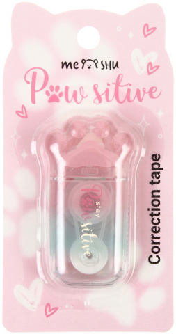 Корректирующий роллер Meshu, размер ленты 5 мм*6 м, Sweet Paw Корректирующий роллер Meshu, размер ленты 5 мм*6 м, Sweet Paw