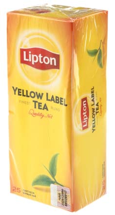 Чай Lipton Yellow Label Tea , 50 г, 25 пакетиков, черный чай