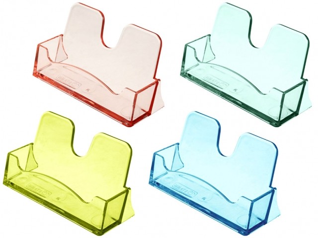 Подставка настольная для визиток «Стамм» 100×55×25 мм, ассорти Подставка настольная для визиток «Стамм» 100×55×25 мм, ассорти