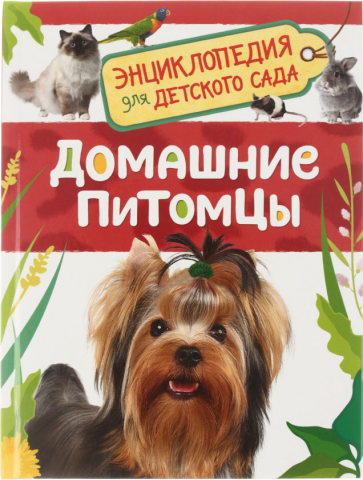 Энциклопедия «Росмэн» «Энциклопедия для детского сада» 165×220 мм, 24 л., «Домашние питомцы»