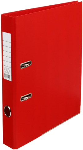 Папка-регистратор Attache Standart с двусторонним ПВХ-покрытием корешок 50 мм, красный