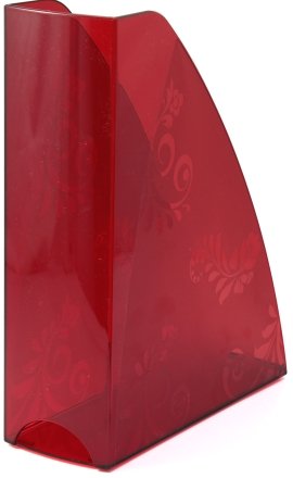 Лоток вертикальный «Русская серия», 290*240*85 мм, прозрачно-рубиновый