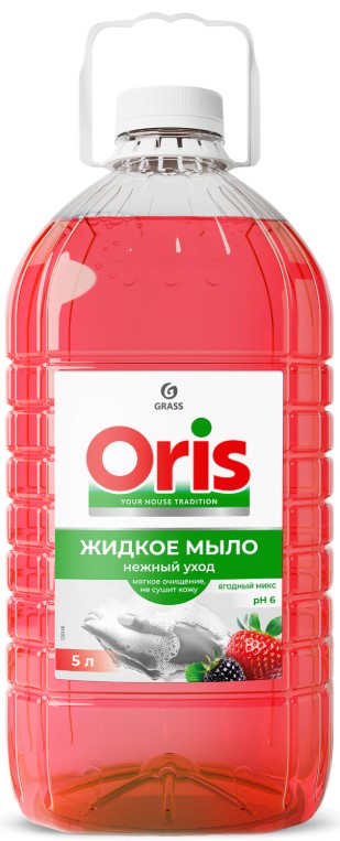 Мыло жидкое Grass Milana, 5000 мл, «Свежие фрукты/Oris Ягодный микс» Мыло жидкое Grass Milana, 5000 мл, «Свежие фрукты/Oris Ягодный микс»