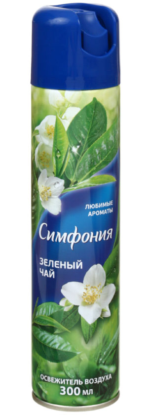 Освежитель воздуха Symphony, 300 мл, «Зеленый чай» Освежитель воздуха Symphony, 300 мл, «Зеленый чай»