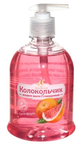 Мыло жидкое «Колокольчик», 500 мл, «Грейпфрут», с глицерином Мыло жидкое «Колокольчик», 500 мл, «Грейпфрут», с глицерином