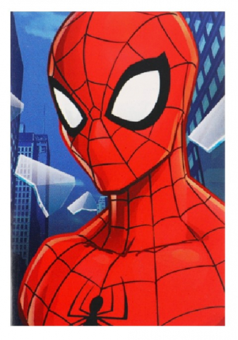 Блокнот на скобе Marvel, 65*100 мм, 16 л., клетка, «Человек-паук»