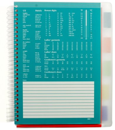 Блокнот с разделителями для записей Ultimate Basics, 170*214 мм, 150 л., клетка, цвета обложки ассорти (цена за 1 шт.)