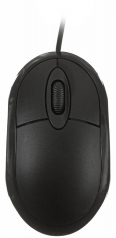 Мышь компьютерная Omega OM06V, USB, проводная, черная