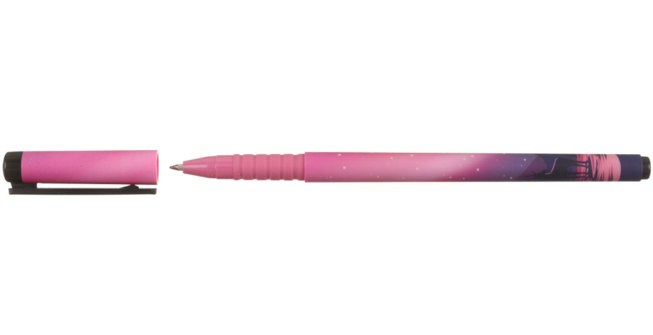Ручка шариковая Brauberg Soft Touch Grip Stars, стержень синий Ручка шариковая Brauberg Soft Touch Grip Stars, стержень синий