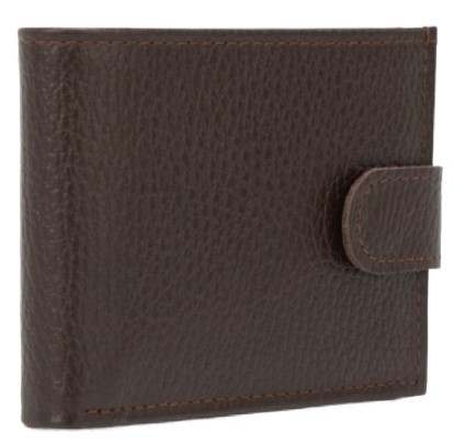 Портмоне мужское на кнопке Sima-Land 2741833, 11,5*1,5*9 см, темно-коричневое Портмоне мужское на кнопке Sima-Land 2741833, 11,5*1,5*9 см, темно-коричневое