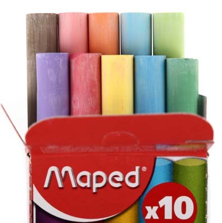 Мелки цветные Color peps, 10 шт., 10 цветов