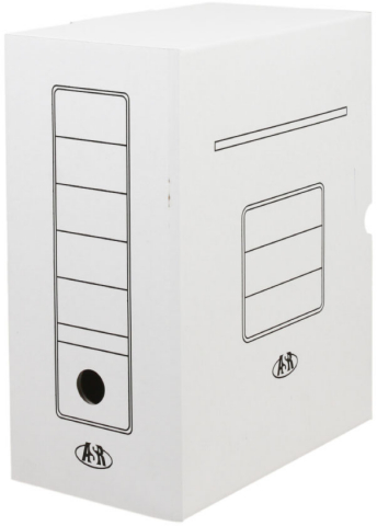 Короб архивный из гофрокартона ASR, корешок 150 мм, 320*255*150 мм, белый Короб архивный из гофрокартона ASR, корешок 150 мм, 320*255*150 мм, белый