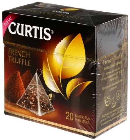 Чай Curtis, 36 г, 20 пакетиков, French Truffle, черный чай Чай Curtis, 36 г, 20 пакетиков, French Truffle, черный чай