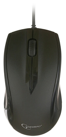 Мышь компьютерная Gembird MUSOPTI9-905U, USB, проводная, черная Мышь компьютерная Gembird MUSOPTI9-905U, USB, проводная, черная