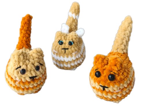Игрушка «Котик» (Аксютина Л.А.) 10×8×13 см, ассорти