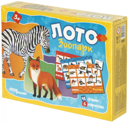Игра настольная «Лото» Step Puzzle «Зоопарк»