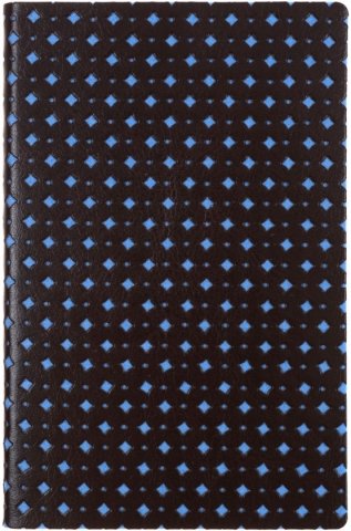 Книжка записная Notebook, 92*142 мм, 98 л., линия, шоколад+голубой