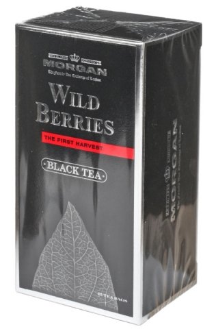 Чай Morgan , 50 г, 25 пакетиков, Wild Berries, чай черный со вкусом лесных ягод