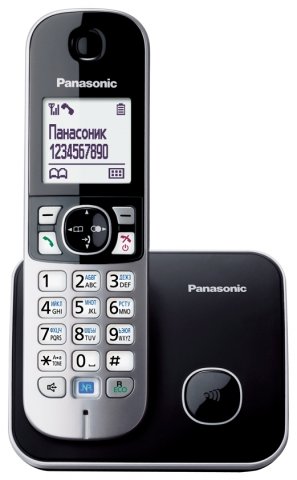 Телефон KX-TG6811RU Panasonic беспроводной, черный