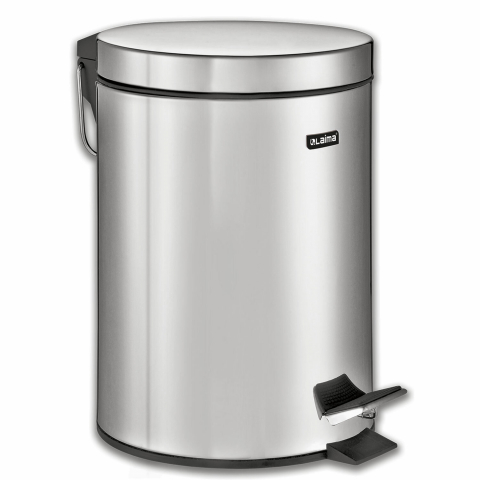 Ведро-контейнер для мусора с педалью Laima Classic 5 л, нержавеющая сталь