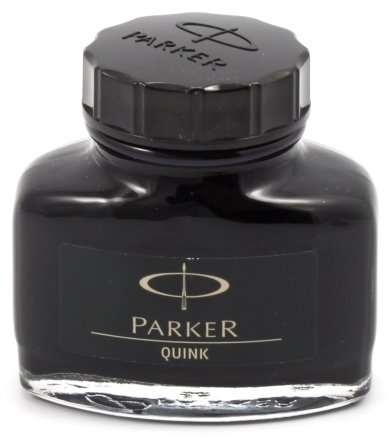 Чернила для перьевых ручек Parker, 57 мл, черные
