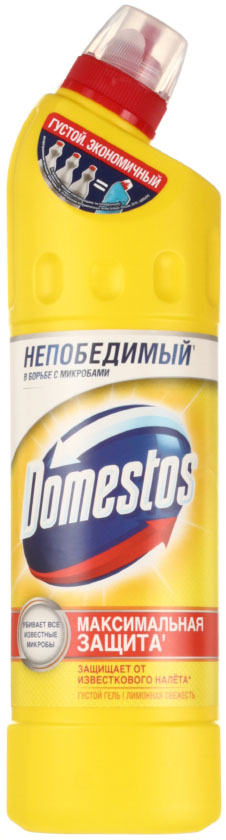 Средство для мытья сантехники Domestos, 750 мл, «Лимонная свежесть»