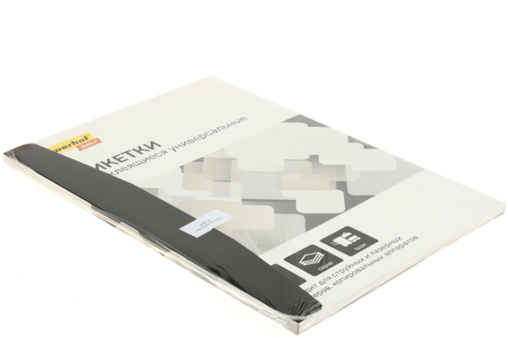 Бумага самоклеящаяся для изготовления этикеток Silwerhof Daily А4, 8 шт., 105×74 мм, 50 л., матовая, белая