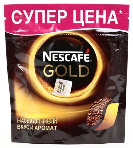 Кофе растворимый Nescafe Gold, 40 г, в пакете