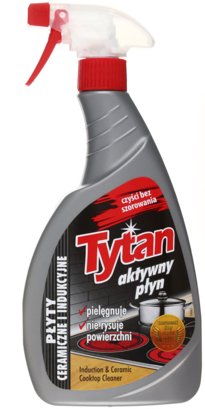 Средство для чистки керамических плит Tytan, 500 мл, с распылителем