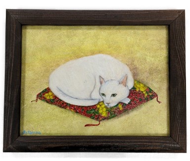 Картина «Японский кот» (Джонс А.С.), 18*24 см, холст, масло (живопись) Картина «Японский кот» (Джонс А.С.), 18*24 см, холст, масло (живопись)