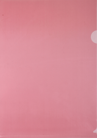 Папка-уголок пластиковая Silwerhof Eco А4 толщина пластика 0,12 мм, красная