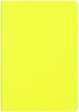 Ежедневник недатированный «Наппа» , 145*210 мм, 136 л., неоново-желтый