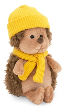 Игрушка мягкая Sima-Land 15 см, «Ёжик Колюнчик: в жёлтой шапке»