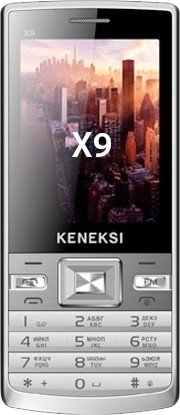 Телефон мобильный Keneksi X9, Black, корпус черно-серебристый