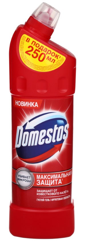 Средство для мытья сантехники Domestos , 1000 мл, «Фруктовая свежесть»
