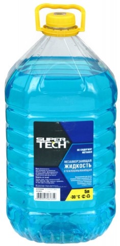 Жидкость стеклоомывающая SuperTech, 5 л 