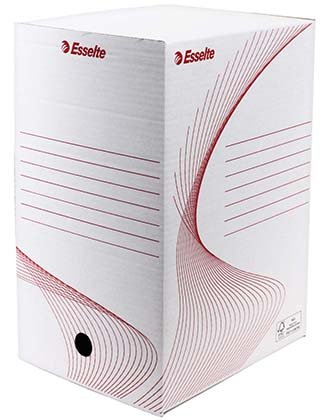 Короб архивный из гофрокартона Esselte, корешок 200 мм, 345*200*245 мм, белый Короб архивный из гофрокартона Esselte, корешок 200 мм, 345*200*245 мм, белый