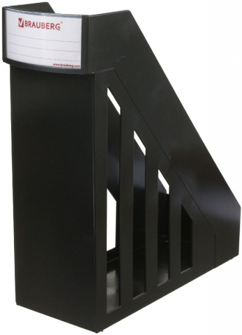 Лоток вертикальный Brauberg Maxi, 290*250*100 мм, черный