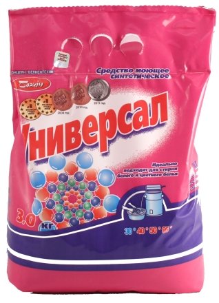 Порошок стиральный «Универсал», 3 кг, для автоматической и ручной стирки Порошок стиральный «Универсал», 3 кг, для автоматической и ручной стирки