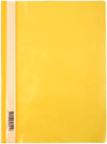 Папка-скоросшиватель пластиковая А4 «Стамм», толщина пластика 0,16 мм, желтая