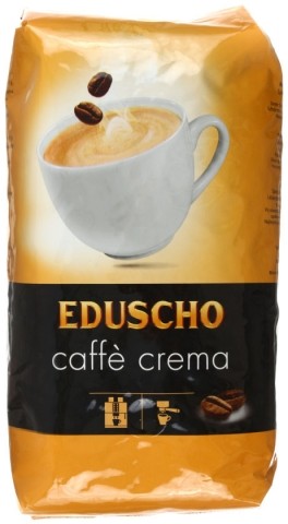 Кофе натуральный в зернах Eduscho Cafe Crema Beans, 1000 г, среднеобжаренный